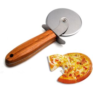 Unbranded Stainless Steel Pizza Cutter Wheel Kitchen Pizza Cutter with Anti Slip Wooden Ha Unbranded Stainless Steel Pizza Cutter Wheel Kitchen Pizza Cutter with Anti Slip Wooden Ha