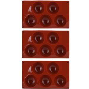 Unbranded 3PCS Semi Sphere Silicone Mold Baking Mold for DIY Making Hot Chocolate Mousse C Unbranded 3PCS Semi Sphere Silicone Mold Baking Mold for DIY Making Hot Chocolate Mousse C