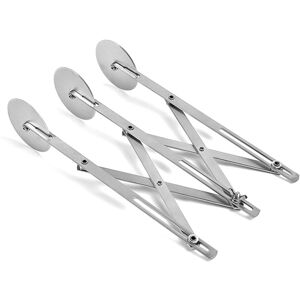 Unbranded 3 Wheel Stainless Steel Pizza Knife Wheel Knife Cutter Adjustable Dough Divider Unbranded 3 Wheel Stainless Steel Pizza Knife Wheel Knife Cutter Adjustable Dough Divider