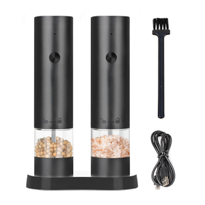 Unbranded Electric Salt and Pepper Grinder Set Automatic Mill for Kitchen Unbranded Electric Salt and Pepper Grinder Set Automatic Mill for Kitchen