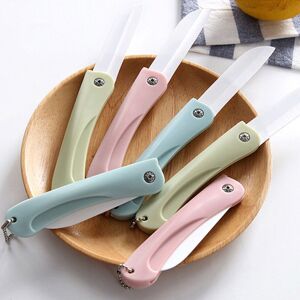 Unbranded Portable Foldable Fruit Paring Knife Household Kitchen Ceramic Fruit Knife Unbranded Portable Foldable Fruit Paring Knife Household Kitchen Ceramic Fruit Knife