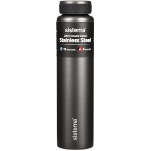 Sistema Hydrate Stainless Steel Water Bottle 280 ml BPA-Free Double Wall V Sistema Hydrate Stainless Steel Water Bottle 280 ml BPA-Free Double Wall V