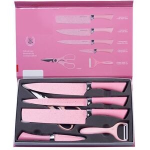 Unbranded 6 Piece Kitchen Knife Set Non Stick Coated for Cutting Slicing Dicing Chopping Unbranded 6 Piece Kitchen Knife Set Non Stick Coated for Cutting Slicing Dicing Chopping