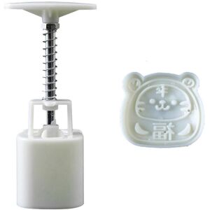 Unbranded (As show, One size) Plastic Mooncake Stamp Cute Tiger Shape Mooncake Mold Festiv Unbranded (As show, One size) Plastic Mooncake Stamp Cute Tiger Shape Mooncake Mold Festiv