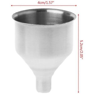 Unbranded (As show, One size) Stainless Steel Funnel Refill Filling Small Bottles Flasks K Unbranded (As show, One size) Stainless Steel Funnel Refill Filling Small Bottles Flasks K