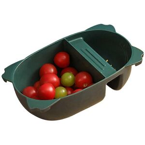 Unbranded (Green, One size) Drainer Basket Kitchen Sink Strainer Drain Self Standing Lefto Unbranded (Green, One size) Drainer Basket Kitchen Sink Strainer Drain Self Standing Lefto