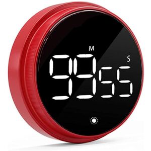 Unbranded (Red, One size) Digital Kitchen Timer Magnetic Countdown Countup Timer Large LED Unbranded (Red, One size) Digital Kitchen Timer Magnetic Countdown Countup Timer Large LED