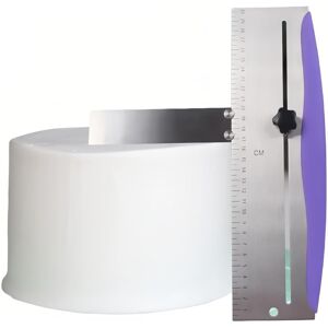 Unbranded Cake Scraper Smoother 12 Inch/30cm Stainless Steel Adjustable Cake Edge Smoother Unbranded Cake Scraper Smoother 12 Inch/30cm Stainless Steel Adjustable Cake Edge Smoother