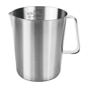 neznačkové Measuring Jug 1L Stainless Steel, Measuring Cup Metal with Handle neznačkové Measuring Jug 1L Stainless Steel, Measuring Cup Metal with Handle