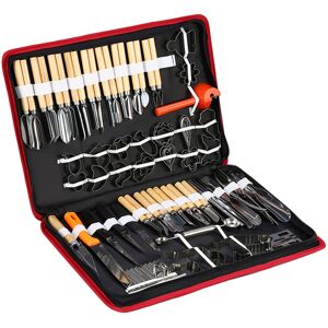 Unbranded Complete 80PCS Fruit and Vegetable Carving Tools Kit with Comfort Handles Unbranded Complete 80PCS Fruit and Vegetable Carving Tools Kit with Comfort Handles
