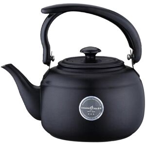 Unbranded 1L Thickened Stainless Steel Stove-Top Tea Kettle Black Teapot for Home, Cafe Unbranded 1L Thickened Stainless Steel Stove-Top Tea Kettle Black Teapot for Home, Cafe