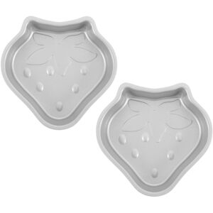 Happyyami 2 Pcs Cake Mold Baking Tray Biscuit Dessert Strawberry Shape Pan Happyyami 2 Pcs Cake Mold Baking Tray Biscuit Dessert Strawberry Shape Pan