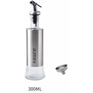 GreenZech (#02) 300ML Olive Oil Dispenser Bottles with Funnel Stainless Steel Oil Pourer D GreenZech (#02) 300ML Olive Oil Dispenser Bottles with Funnel Stainless Steel Oil Pourer D