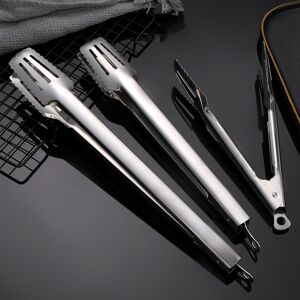 Unbranded Stainless Steel Food Tongs 25.5cm Slipping-Resistant Buffet Server Unbranded Stainless Steel Food Tongs 25.5cm Slipping-Resistant Buffet Server