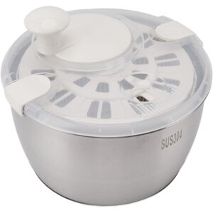 Unbranded Stainless Steel Salad Spinner 25x15x20cm Large Capacity Vegetable Dryer Unbranded Stainless Steel Salad Spinner 25x15x20cm Large Capacity Vegetable Dryer