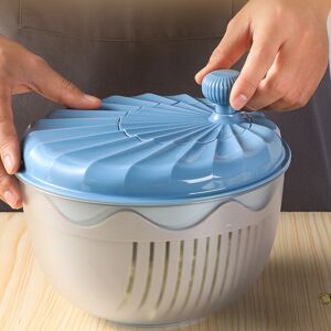 Unbranded High Efficiency Vegetable Spinner, 1kg Capacity, Nordic Blue Unbranded High Efficiency Vegetable Spinner, 1kg Capacity, Nordic Blue