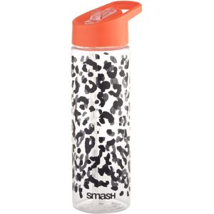 Smash Sipper Water Bottle with Straw 700m BlackCoral Leapard Print Des Smash Sipper Water Bottle with Straw 700m BlackCoral Leapard Print Des
