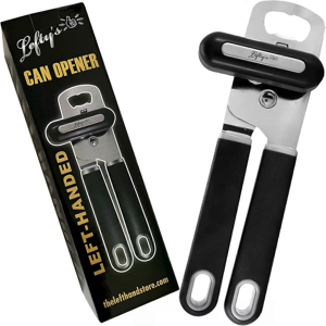 Unbranded Left-Handed Can Opener, Heavy-Duty Stainless Steel, Ergonomic Design with Bottle Unbranded Left-Handed Can Opener, Heavy-Duty Stainless Steel, Ergonomic Design with Bottle