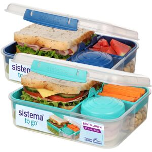 Sistema Bento Box LUNCH Bento School Lunch Boxes with Compartments 1.65 L Sistema Bento Box LUNCH Bento School Lunch Boxes with Compartments 1.65 L