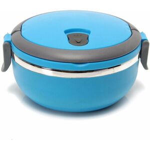 Unbranded (Blue) Flask Hot Food Stainless Steel Lunch Box Thermos Vacuum Insulated Trave Unbranded (Blue) Flask Hot Food Stainless Steel Lunch Box Thermos Vacuum Insulated Trave