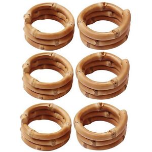 Unbranded For Handmade Bamboo Napkin Ring Natural Rustic Napkin Holders Buckle Holder Set Unbranded For Handmade Bamboo Napkin Ring Natural Rustic Napkin Holders Buckle Holder Set