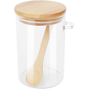 Unbranded For Food Storage Glass Jar Clear Sealed Canister Container With Lid And Spoon Fo Unbranded For Food Storage Glass Jar Clear Sealed Canister Container With Lid And Spoon Fo