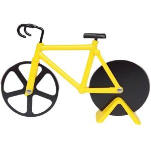 Unbranded (Yellow) Wheel Bicycle Pizza Knife Funny Housewarming Gift Stainless Steel Slice Unbranded (Yellow) Wheel Bicycle Pizza Knife Funny Housewarming Gift Stainless Steel Slice