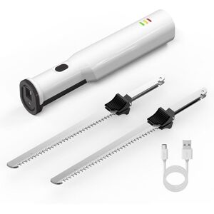 Unbranded Electric Carving Knife Set, Cordless Ergonomic Electric Knife with Rechargeable Unbranded Electric Carving Knife Set, Cordless Ergonomic Electric Knife with Rechargeable