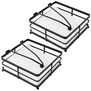 Unbranded For 2 Pieces Flat Napkin Holder For Table Metal Napkin Holder Unbranded For 2 Pieces Flat Napkin Holder For Table Metal Napkin Holder