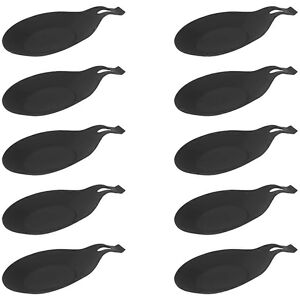 Unbranded For Spoon Rest Pad Food Grade Spoon Heat Put Mat Device Black Unbranded For Spoon Rest Pad Food Grade Spoon Heat Put Mat Device Black