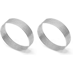 Unbranded For Stainless Steel Tart Mold Ring Tartlet Cake Mousse Molds Unbranded For Stainless Steel Tart Mold Ring Tartlet Cake Mousse Molds