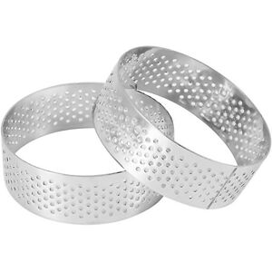 Unbranded For 10pcs 6cm Perforation Fruit Pie Cake Mousse Molds Baking Mould Unbranded For 10pcs 6cm Perforation Fruit Pie Cake Mousse Molds Baking Mould