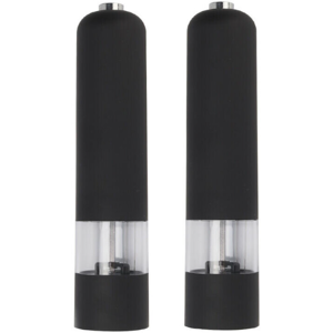 Unbranded 2X Electric Black Salt Pepper Grinder Mill Adjustable Coarseness Light Unbranded 2X Electric Black Salt Pepper Grinder Mill Adjustable Coarseness Light
