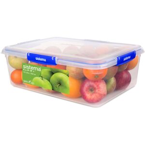 Sistema KLIP IT PLUS Food Storage Containers 7.5 L Rectangle Stackable & Air Sistema KLIP IT PLUS Food Storage Containers 7.5 L Rectangle Stackable & Air