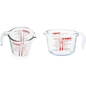 Pyrex Measuring Jug 500ml Capacity 568ml / 20 Ounce P586, Multicolor & Glass Pyrex Measuring Jug 500ml Capacity 568ml / 20 Ounce P586, Multicolor & Glass