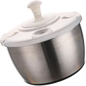 Unbranded Lockable Colander Basket Compact Storage Vegetable Dryer Salad Spinner Unbranded Lockable Colander Basket Compact Storage Vegetable Dryer Salad Spinner