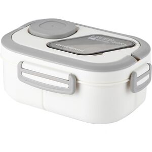 Unbranded Bento Lunch Box 1200ML with Utensil Set, Double Layer 6 Compartment Leak-Proof L Unbranded Bento Lunch Box 1200ML with Utensil Set, Double Layer 6 Compartment Leak-Proof L