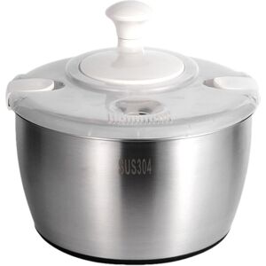 Unbranded Salad Spinner Large - Stainless Steel Vegetable Spinner with Rotating Handle, Le Unbranded Salad Spinner Large - Stainless Steel Vegetable Spinner with Rotating Handle, Le