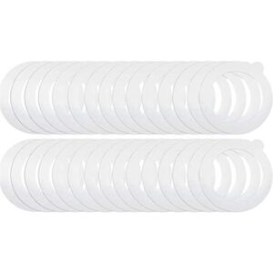 Unbranded Silicone Jar Gaskets 30 Pack Replacement Sealing Rings Airtight Leak Proof White Unbranded Silicone Jar Gaskets 30 Pack Replacement Sealing Rings Airtight Leak Proof White