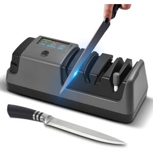 Unbranded Electric Knife Sharpener 3-Stage System for Knives & Scissors, 18W Black Unbranded Electric Knife Sharpener 3-Stage System for Knives & Scissors, 18W Black
