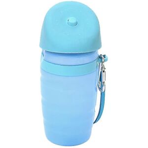 Unbranded Dog Water Bottle (550ml, Blue), Portable Water Dispenser with Collapsible Cup, S Unbranded Dog Water Bottle (550ml, Blue), Portable Water Dispenser with Collapsible Cup, S