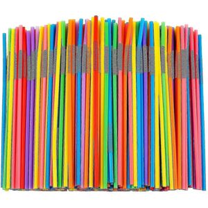 Unbranded (300pcs) BPA Free Flexible Disposable Straws - Colorful Flexible Plastic Straws Unbranded (300pcs) BPA Free Flexible Disposable Straws - Colorful Flexible Plastic Straws