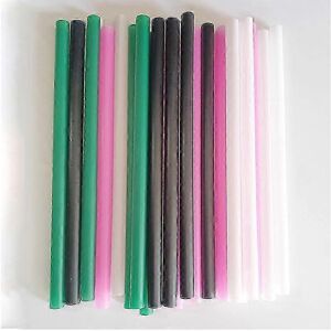 Unbranded (100pcs - BLACK) 100-500pcs Plastic Straws for Pearl Milk Tea, 12mm Straight Str Unbranded (100pcs - BLACK) 100-500pcs Plastic Straws for Pearl Milk Tea, 12mm Straight Str