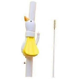 Unbranded Long Goose Straw Animal Shape Reusable Milk Tea Straw Large Diameter Fruit Juice Unbranded Long Goose Straw Animal Shape Reusable Milk Tea Straw Large Diameter Fruit Juice