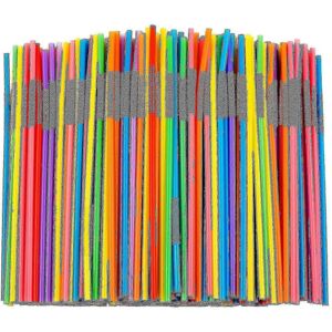 Unbranded (300pcs) 500pcs Colorful Flexible Plastic Straws, BPA Free Disposable Straws Unbranded (300pcs) 500pcs Colorful Flexible Plastic Straws, BPA Free Disposable Straws