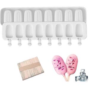 Unbranded Silicone Ice Cream Molds, Magnum Cake Mold, 2 Pieces + 50 Popsicle Sticks, Homem Unbranded Silicone Ice Cream Molds, Magnum Cake Mold, 2 Pieces + 50 Popsicle Sticks, Homem