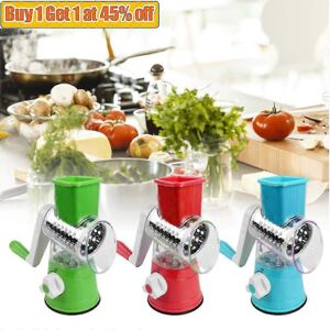 Unbranded Handheld Rotary Cheese Grater for Fruits and Vegetables, 3 Blade Grinder Unbranded Handheld Rotary Cheese Grater for Fruits and Vegetables, 3 Blade Grinder