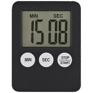 Unbranded (Black) BoSaiD Square Magnetic Digital LCD Kitchen Timer Countdown Alarm Clock T Unbranded (Black) BoSaiD Square Magnetic Digital LCD Kitchen Timer Countdown Alarm Clock T