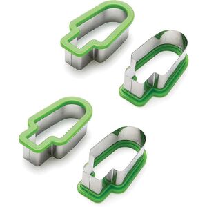 Unbranded 4Pcs Creative Stainless Steel Watermelon Cutter Ice Lolly Shape Portable Waterme Unbranded 4Pcs Creative Stainless Steel Watermelon Cutter Ice Lolly Shape Portable Waterme