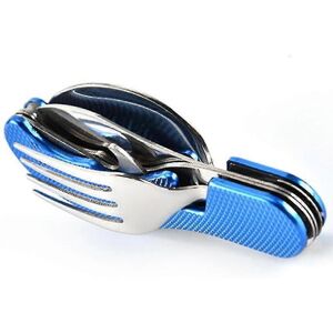 Unbranded in 1 Camping Cutlery Set (Fork/Spoon/Knife/Bottle Opener) Unbranded in 1 Camping Cutlery Set (Fork/Spoon/Knife/Bottle Opener)